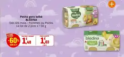 Coccinelle Supermarché BLÉDINA Petits pots bébé offre