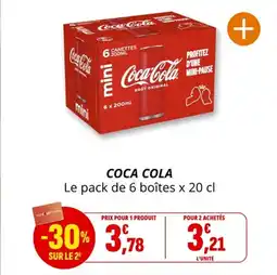 Coccinelle Supermarché COCA COLA offre