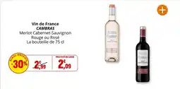 Coccinelle Supermarché CAMBRAS Vin de France offre