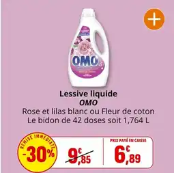 Coccinelle Supermarché OMO Lessive liquide offre