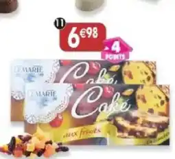Maximo Lot de 2 cakes aux fruits offre