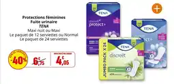 Coccinelle Supermarché TENA Protections féminines Fuite urinaire offre