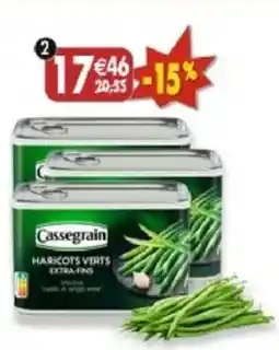 Maximo Lot de 3 boîtes 4/4. d'haricots verts extra-fins, offre