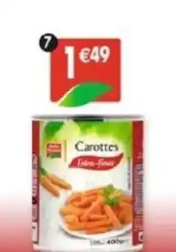 Maximo 1/2 jeunes carottes extra-fines offre