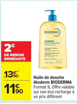 Carrefour BIODERMA Huile de douche Atoderm offre