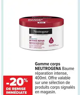 Carrefour NEUTROGENA Gamme corps offre