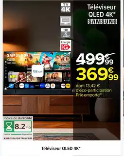 Carrefour SAMSUNG Téléviseur QLED 4K offre