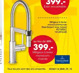 Möbel Martin Mitigeur à levier monocommande offre