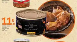 E.Leclerc METS DES ROIS Confit de canard 4/5 cuisses offre
