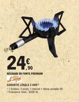 E.Leclerc Réchaud en fonte premium offre