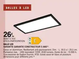 E.Leclerc Brico Dalle led offre