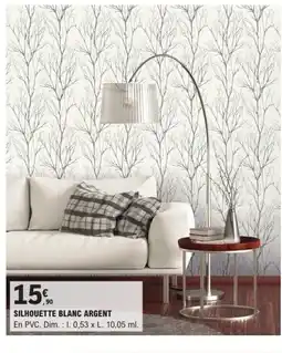 E.Leclerc Brico Silhouette blanc argent offre