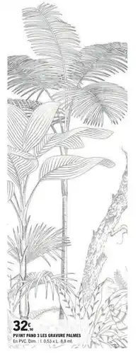 E.Leclerc Brico Pv/int pano 3 les gravure palmes offre