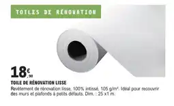E.Leclerc Brico Toile de rénovation lisse offre