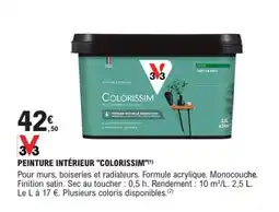 E.Leclerc Brico COLORISSIM Peinture intérieur offre