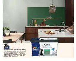 E.Leclerc Brico DULUX Peinture crème de couleur cuisine et bain offre