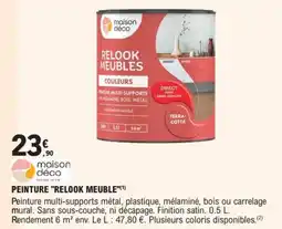 E.Leclerc Brico MAISON DÉCO Peinture relook meuble offre