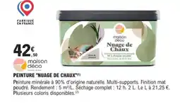 E.Leclerc Brico MAISON DÉCO Peinture nuage de chaux offre