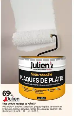 E.Leclerc Brico JULIEN Sous-couche plaques de plâtre offre