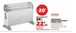 Super U LIVOO Chauffage a convection mobile turbo offre