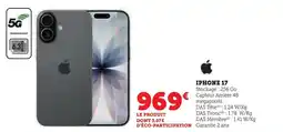 Super U IPHONE 17 offre
