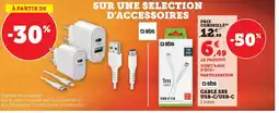 Super U Cable sbs usb-c/usb-c offre