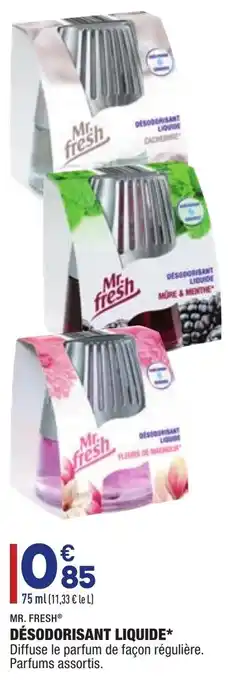 ALDI Désodorisan Liquide offre