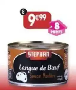 Maximo 1/2 langue de boeuf sauce madère offre