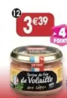 Maximo Terrine de foie de volaille aux cèpes offre