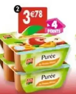 Maximo Lot de 2 packs de 4 purée de pomme abricot offre