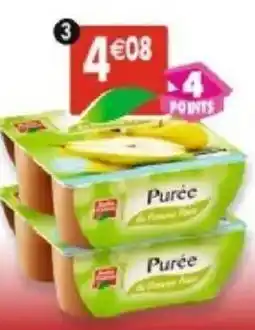 Maximo Lot de 2 packs de 4 purée de pomme poire de pomme poire offre