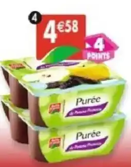 Maximo Lot de 2 packs de 4 purée de pomme pruneau offre