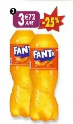 Maximo Lot de 2 bouteilles de fanta orange offre