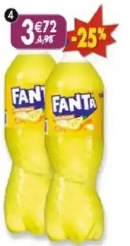 Maximo Lot de 2 bouteilles de fanta citron offre