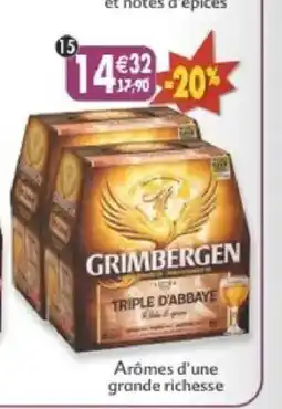 Maximo Lot de 2 packs de 6 bouteilles de Grimbergen triple 8* offre