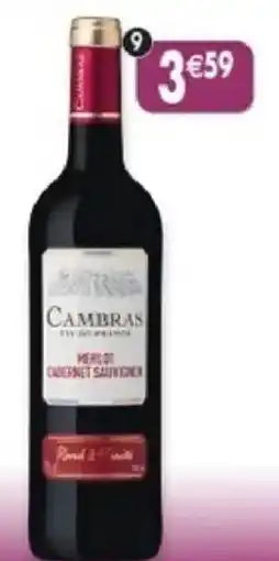 Maximo Cambras merlot-cabernet. sauvignon vdf offre