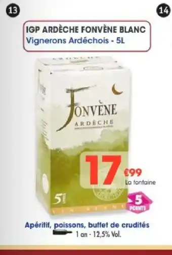 Maximo Igp ardèche fonvène blanc vignerons ardéchois offre