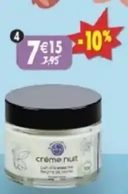 Maximo Crème de nuit au lait d'ânesse bio offre