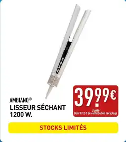 ALDI AMBIANO Lisseur séchant 1200 w offre