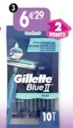 Maximo 10 rasoirs jetables 2 lames gillette blue ll offre