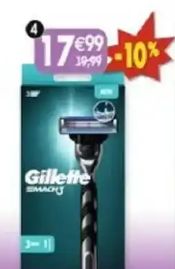 Maximo Rasoir mach3+3 lames gillette offre