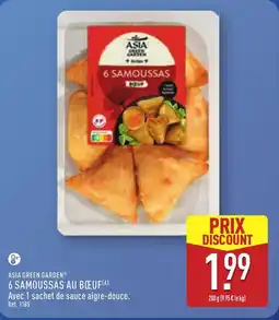 ALDI ASIA GREEN GARDEN 6 samoussas au bœuf offre