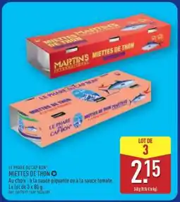 ALDI Miettes de Thon offre