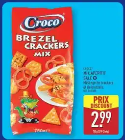 ALDI CROCO MIX APÉRITIF SALÉ offre
