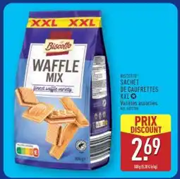 ALDI Biscotto Waffle Mix offre
