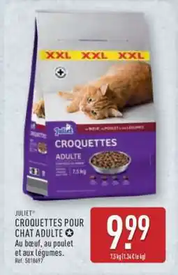 ALDI JULIET CROQUETTES POUR CHAT ADULTE offre
