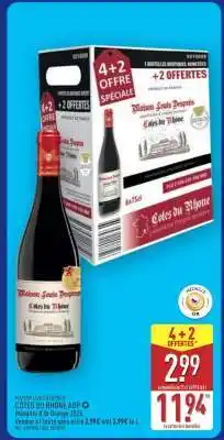 ALDI Côtes Du Rhône Aop offre