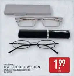 ALDI Lunettes de lecture avec étui offre
