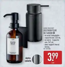 ALDI HOME CREATION DISTRIBUTEUR DE SAVON offre