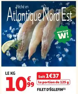 Auchan Supermarché Filet d'églefin offre